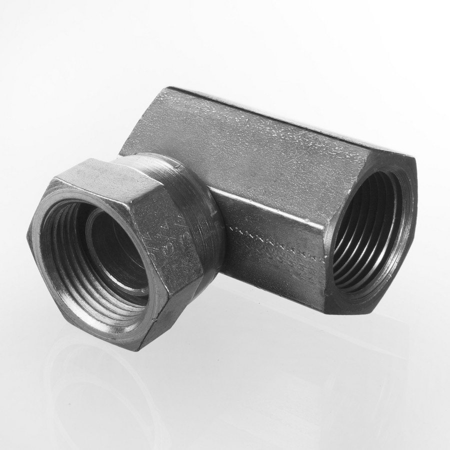 Угловой переходник 90° NPT (гайка) — NPT (внутренняя резьба)