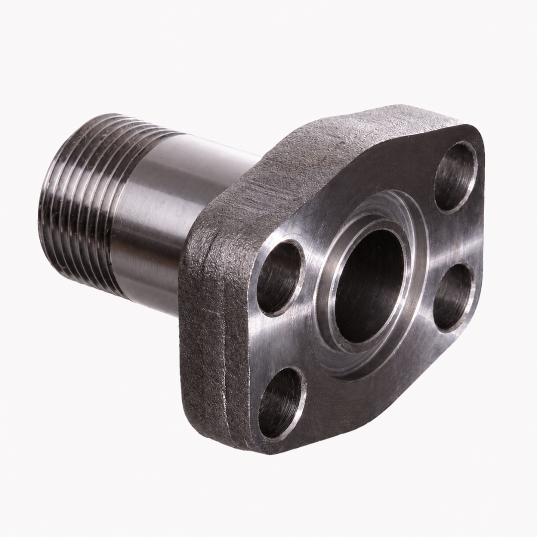 Фланец SAE 6000 PSI с наружной метрической резьбой 24°