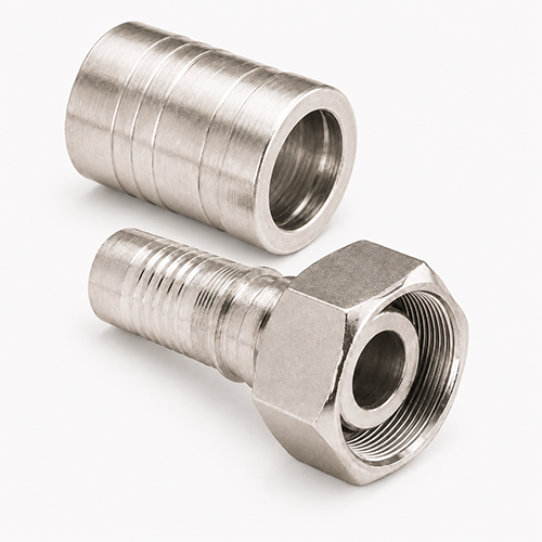 Фитинг Interlock DKOL для рукавов 4SH, угол 45°