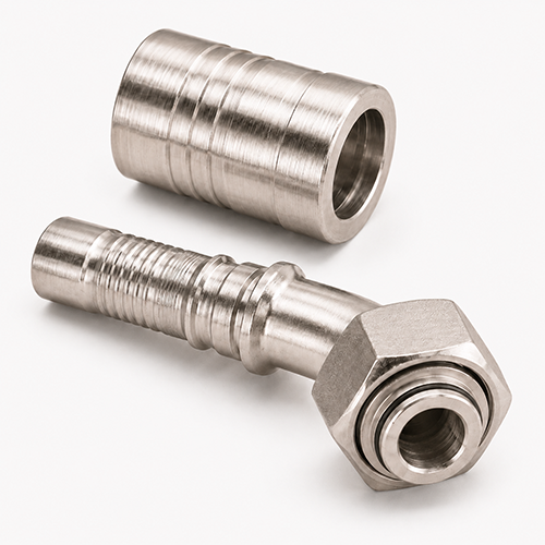 Фитинг Interlock DKOS для рукавов 4SH, угол 45°