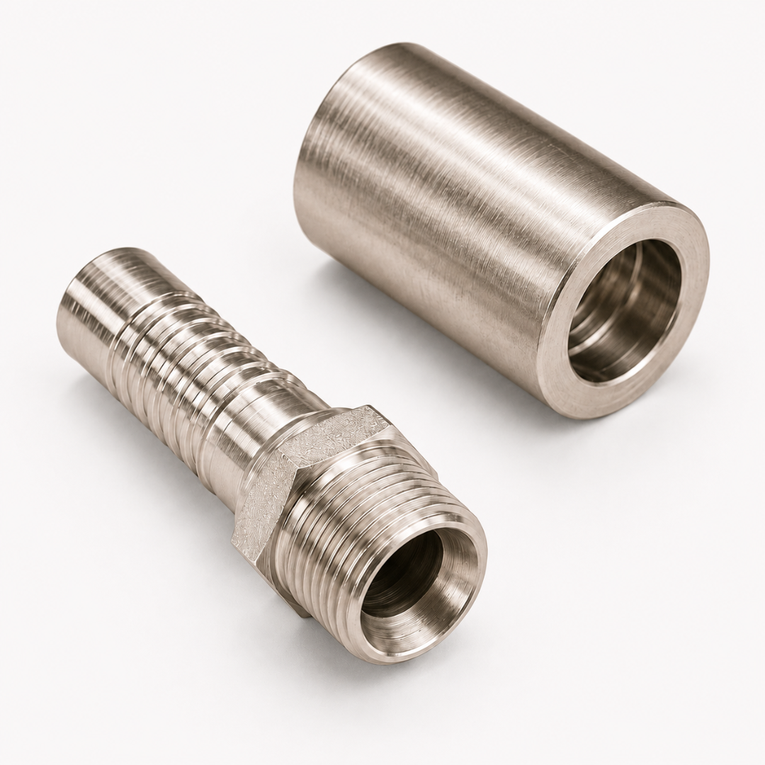 Фитинг Interlock AGN с наружной резьбой NPT для рукавов 4SH, прямой