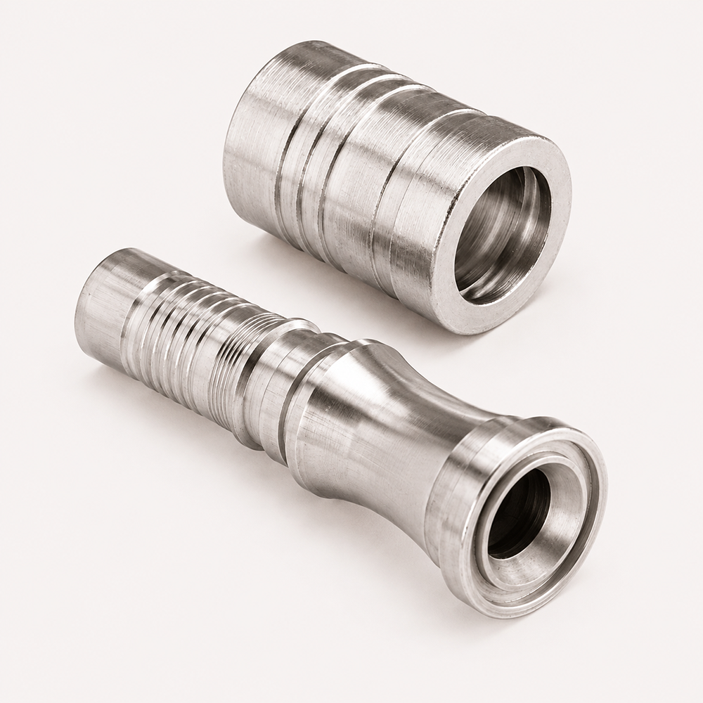 Фланцевый фитинг Interlock SFS SAE 6000 PSI для рукавов 4SH, прямой
