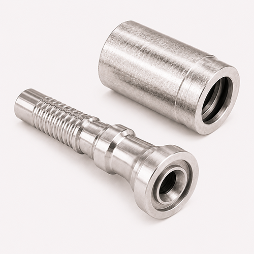 Фланцевый фитинг Interlock SFS SAE 6000 PSI для рукавов R13, прямой1