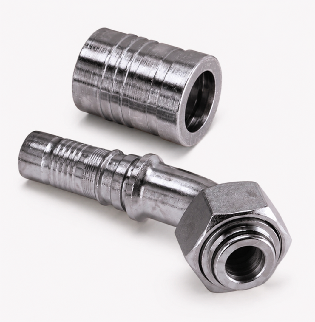 Фитинг Interlock DKOL для рукавов R15, угол 45°