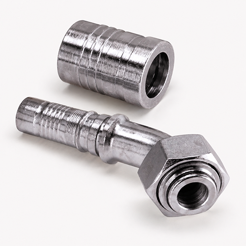 Фитинг Interlock DKOS для рукавов R15, угол 45°