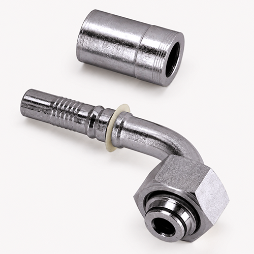 Фитинг Interlock DKOS для рукавов R15, угол 90°