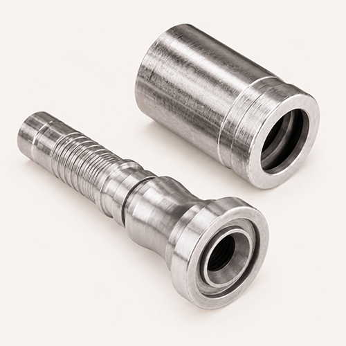 Фланцевый фитинг Interlock SFS SAE 6000 PSI для рукавов R15, прямой