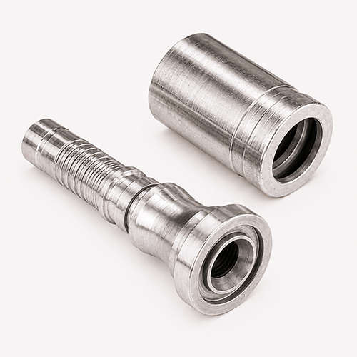Фланцевый фитинг Interlock SFS SAE 6000 PSI для рукавов R15, угол 45°